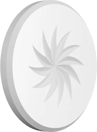Miniatura 21 de Ekena Millwork ROSP050X050X050GRY13 Roseta estándar con borde biselado, 5 pulgadas de ancho x 5 pulgadas de alto x 1/2 pulgadas de alto, PVC