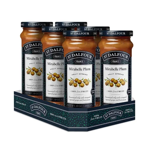 Miniatura 44 de St. Dalfour Untable de frutas de arándanos, 10 onzas, 100% de frutas, sin ingredientes artificiales, sin OMG, sin azúcar de caña, todo natural