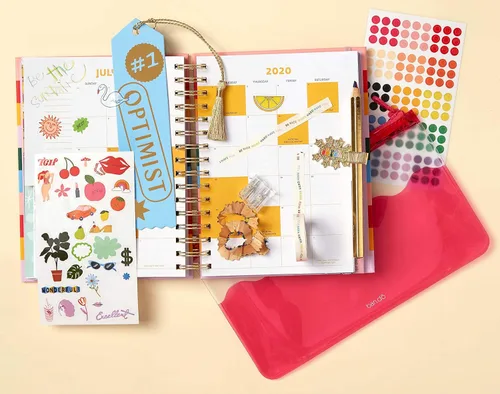 Miniatura 6 de Libro de pegatinas para planificador ban.do con más de 700 pegatinas surtidas, 35 páginas de pegatinas únicas y coloridas para diarios/calendarios