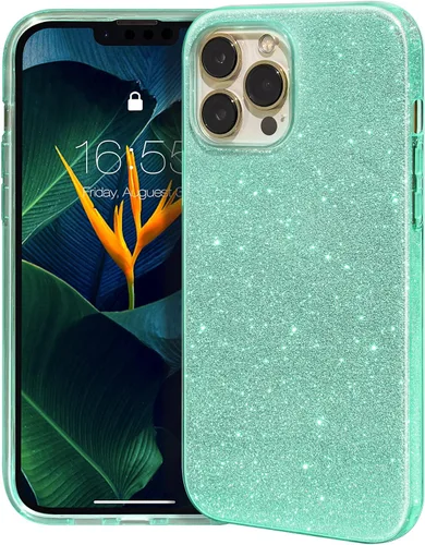 Miniatura 15 de MATEPROX - Funda compatible con iPhone Air de 6.5' [2025], carcasa protectora de 3 capas con purpurina brillante y tendencia, anti-arañazos y a