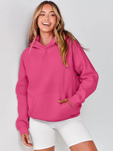 Miniatura 11 de ANRABESS - Sudaderas con capucha para mujer, sobre talla, de vellón de manga larga, modelo de 2024, para otoño