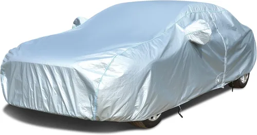 Miniatura 8 de TECOOM Funda de coche apta para Tesla Model 3, impermeable para todo tipo de clima, modelo 3 2017-2023 con forro polar, malla ventilada, apertura