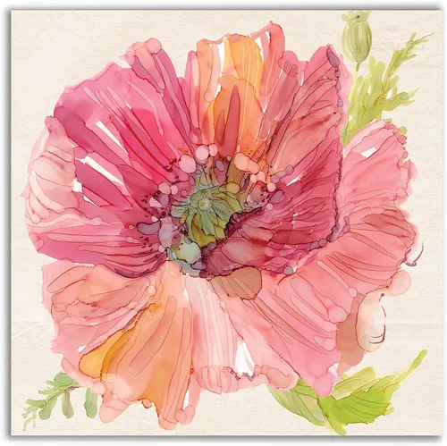 Miniatura 32 de WEXFORD HOME Cuadro Premium en Lienzo con Envoltura de Galería Floral Multicolor para Pared, Arte Abstracto Floral Romántico Moderno, Impresión