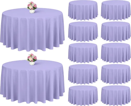 Miniatura 17 de Showgeous Paquete de 4 manteles rectangulares de poliéster de 60 x 102 pulgadas, resistentes a las arrugas, lavables, para bodas, mesas de comedor