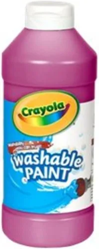 Miniatura 3 de Pintura lavable Crayola, blanca, 16 oz. Blanco