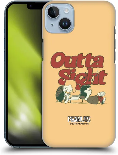 Miniatura 48 de Head Case Designs Funda rígida con licencia oficial de Peanuts Snoopy Woodstock Far Out Woodstock 50th compatible con Apple iPhone 15 Plus