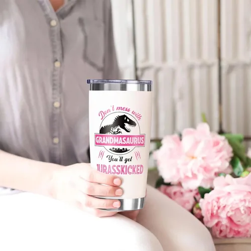 Miniatura 6 de Regalos del Día de la Madre para Nana - Vaso de 20 oz Los mejores regalos para Nana para abuela de parte de nieta, nieto, nietos, bisnietos - Vaso