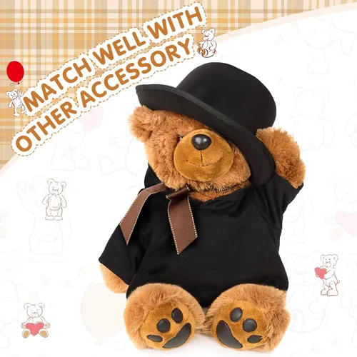 Miniatura 5 de 6 piezas de ropa de oso de peluche, camiseta de sublimación de oso de peluche, camisetas clásicas de oso de peluche, camisetas con capucha de 14 a