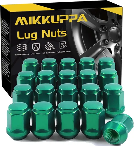 Miniatura 10 de MIKKUPPA M12x1.5 Tuercas para ATV - 16 piezas Tuercas de repuesto M12x1.5 Negras con hexágono de 19mm, Compatibles con Polaris Ranger XP RZR 900