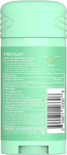 Miniatura 31 de Mitchum Gel antitranspirante y desodorante para mujer con triple protección contra olores, polvo fresco, protección 48 horas, 2.25 onzas