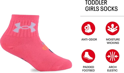 Miniatura 2 de Under Armour Paquete múltiple de calcetines para bebé niña