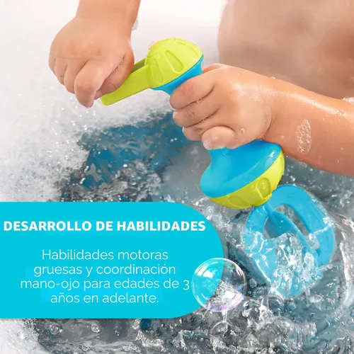 Miniatura 2 de HABA Juguetes de baño para niños pequeños: batidor de baño de burbujas para niños, para juegos sensoriales, habilidades motoras y diversión