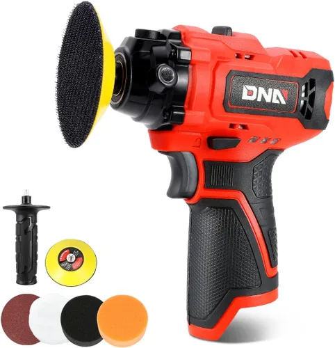 Miniatura 14 de DNA MOTORING TOOLS-00169 Llave de trinquete eléctrica inalámbrica de 12 V 3/8 pulgadas con interruptor de rotación hacia adelante/retroceso + luz