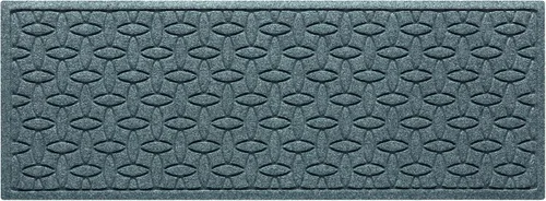 Bungalow Flooring Waterhog - Tapete para puerta de pasillo, 2 x 5 pies, fabricado en Estados Unidos, duradero y decorativo, antideslizante,