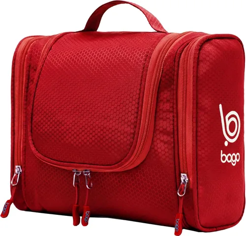 Miniatura 22 de Bolsa de Aseo de Viaje Bago Bolsa de Aseo Impermeable Colgante Bolsa de Aseo Grande para Baño y Viaje Organizador de Bolsa de Artículos de Tocador