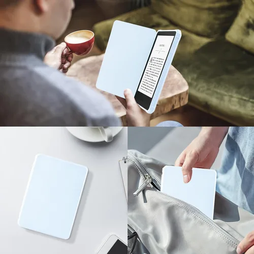 Miniatura 7 de TaIYanG Funda para Kindle de 6 pulgadas (versión 11ª generación 2024 y 2022), ligera, delgada y inteligente, de piel sintética, para lector Linght