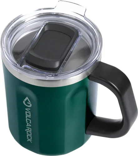 Taza de café de 16 onzas con asa y tapa, taza de café sin BPA, mantiene el frío 6 horas y mantiene el calor 5 horas, gran taza de té para uso en el