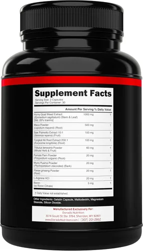 Miniatura 3 de Horny Goat Weed para hombres y mujeres – [20% de Icariins Fuerza Máxima] – Resistencia, Aguante, Circulación, Soporte Articular y de Espalda – Raíz