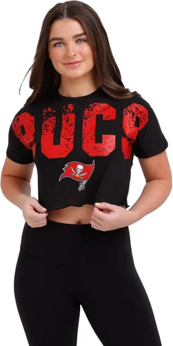 Miniatura 9 de FOCO NFL Womens NFL Team Logo Ladies Fashion Distressed Wordmark Petite Size Crop Top Shirt