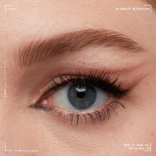 Miniatura 4 de NYX PROFESSIONAL MAKEUP Zero to Brow, gel de cejas de larga duración, rubio ceniza