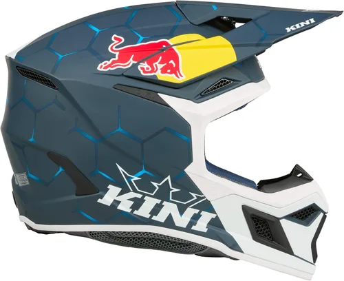 Miniatura 6 de Casco MX3 MX Kini Red Bull 1.0 Adulto Azul/Blanco Talla Grande