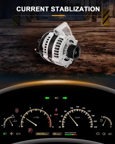 Miniatura 5 de ROADFAR Alternador Compatible con Dodge Charger 2008 2009 2010 08 09 10 2.7L 3.5L 5.7L 6.1L 2.7 3.5 5.7 6.1 11383 Alternador Automotriz