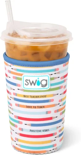 Miniatura 16 de Funda Swig Life para taza de café helado pequeña, funda estándar de 22oz para taza de café helado con asa, funda aislante de neopreno para mantener