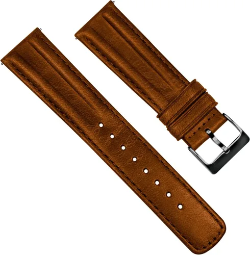Miniatura 60 de Barton Racing & Rally Horween - Correas de cuero con barras de resorte de liberación rápida integradas, longitud estándar para muñecas de 5 a 8