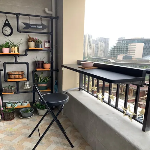 Miniatura 6 de Taburetes de bar plegables, taburete de bar de altura de mostrador, silla plegable con respaldo redondo de metal, taburete de bar tapizado