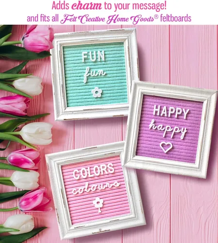 Miniatura 2 de Felt Creative Home Goods - Juego de letras extra cursivas Juego de letras del alfabeto, números, puntuación de más de 375 piezas extra atrevidas