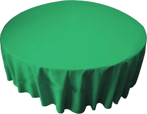 Miniatura 74 de LA Linen - Mantel redondo lavable de popelina de poliéster, resistente a manchas y arrugas, 51", mantel de tela para comedor, cocina, fiesta, Negro