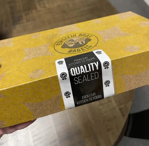 Miniatura 4 de Etiquetas a prueba de manipulaciones – Adhesivos sellados de calidad para sellar alimentos, 2 x 4 pulgadas, 500 en total, a prueba de manipulaciones