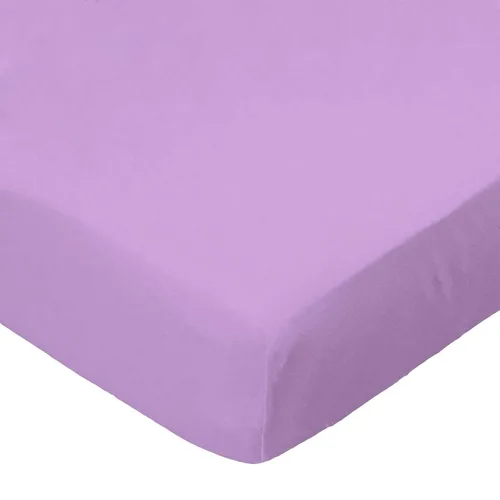 Miniatura 4 de SheetWorld Pack N Play - Sábana bajera ajustable 100% algodón percal para Graco, 27 x 39, tejido marfil sólido, fabricado en Estados Unidos