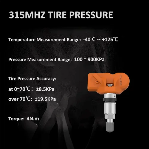Miniatura 5 de MOSTPLUS Sensor TPMS, preprogramado 433MHz 36106790054 Sensor de monitoreo de presión de neumáticos compatible con BMW 328i 335i 550i 740i 750Li