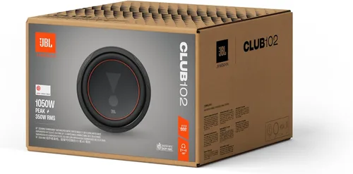 Miniatura 6 de JBL Club 102 - Subwoofer de 10", 300Wrms, 900W de pico, sensibilidad (@ 2.83V): 89dB, respuesta de frecuencia: 25Hz – 500Hz, impedancia nominal: 4