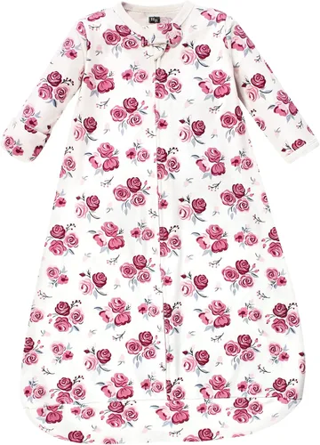 Miniatura 3 de Hudson Baby Saco de dormir unisex de algodón con manga larga para bebé, saco, manta Rosa