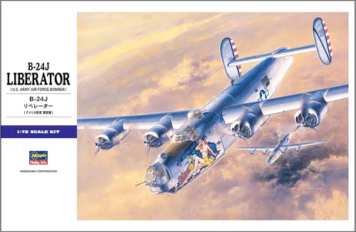 Miniatura 2 de Hasegawa Kit modelo Liberator B-24J a escala 1:72