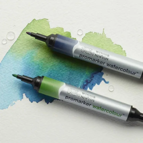 Miniatura 5 de Winsor & Newton ProMarker - Marcador de acuarela, tono carmesí Alizarin