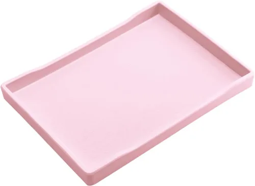 Miniatura 25 de Mini bandeja negra pequeña (8 x 4 pulgadas) para encimera de cocina, baño para artículos de tocador, accesorio de café, bar, condimentos