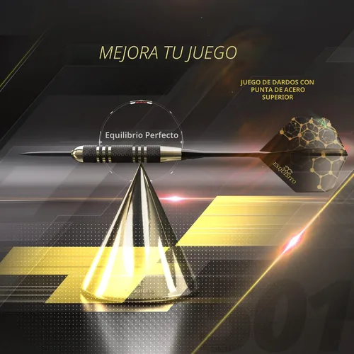 Miniatura 6 de CC-Exquisite Juego de Dardos con Punta de Acero Premium - Dardos Profesionales, Cañones de Latón, Dardos con Punta de Metal, Vuelos Adicionales