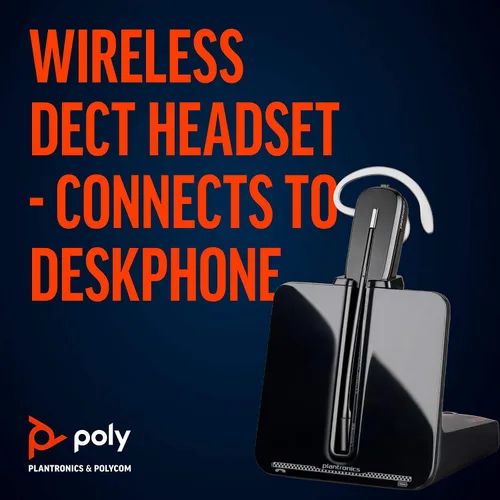 Miniatura 2 de Plantronics - CS540 Auriculares inalámbricos DECT (Poly) - Mono (un oído) Convertible (3 estilos de uso) - Se conecta al teléfono de escritorio