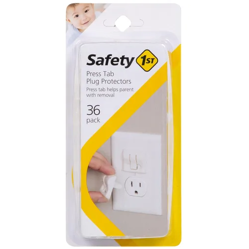Miniatura 2 de Safety 1st Protectores de enchufe con pestaña de prensa, 36