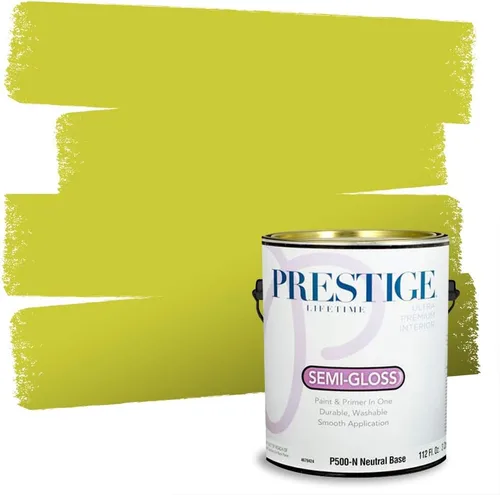 Miniatura 255 de PRESTIGE Paints Exterior Paint and Primer In One, 1-Gallon, Satin, Comparable Match of Benjamin Moore* Royal Linen* 931BM-PCM