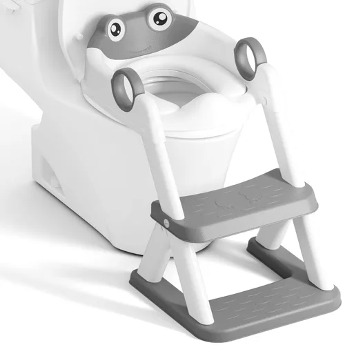 Miniatura 10 de Asiento de Entrenamiento de Baño, Asiento de Inodoro Mejorado para Niños y Niñas, Asiento de Entrenamiento de Baño 2 en 1 para Niños, Asiento