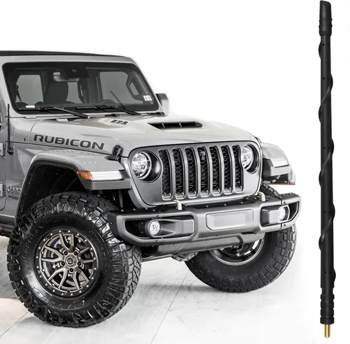 Miniatura 26 de KSaAuto Antena de 3.2 pulgadas compatible con Jeep Cherokee Grand Cherokee Compass Renegade 2011-2025, Chrysler 200, Fiat 500, repuesto de antena