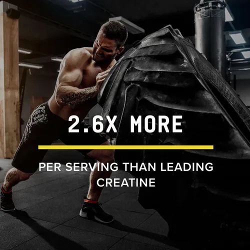 Miniatura 2 de BEYOND RAW Polvo de creatina HCl, respaldado por la ciencia, grado de laboratorio, creatina para mujeres y hombres, fuerza muscular, producción
