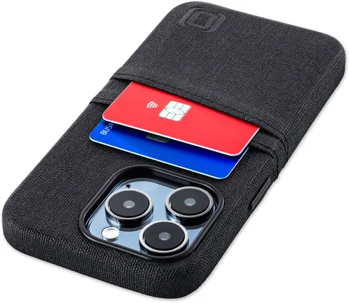 Miniatura 18 de Dockem Funda para tarjetas para iPhone 15 con placa de metal integrada para montaje magnético y 2 bolsillos para tarjetas: Cartera Luxe M2, piel