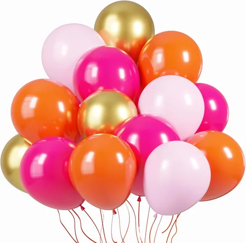 Miniatura 14 de KBZVNAF Globos de látex negro, azul y plateado, paquete de 60 globos de fiesta de 12 pulgadas, azul real, negro, azul metálico, plateado