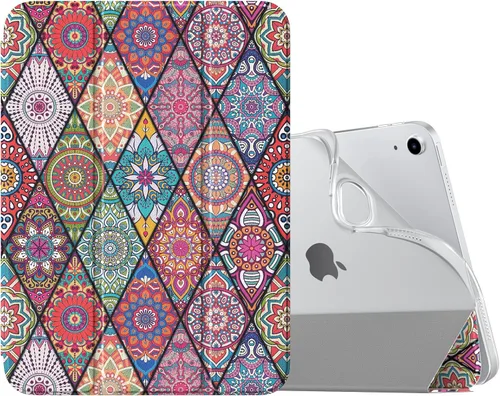 Miniatura 78 de MoKo Funda para iPad (A16) de 11ª generación 2025/10ª generación 2022, iPad de 11 pulgadas/10.9 pulgadas con cubierta trasera translúcida de TPU