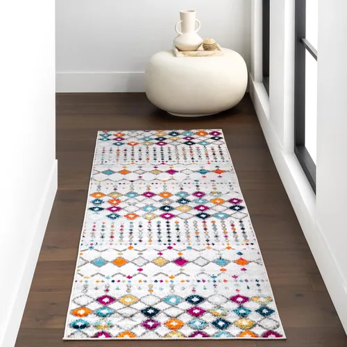 Miniatura 24 de nuLOOM Alfombra decorativa Blythe marroquí, 2 'x 3', gris oscuro